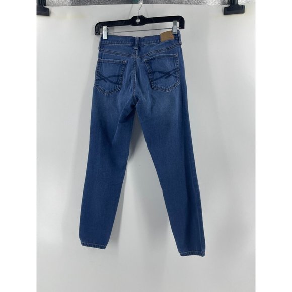 AERO Women's High Rise Medium Wash Skinny Denim Jeans Size 00 - Picture 3 of 11